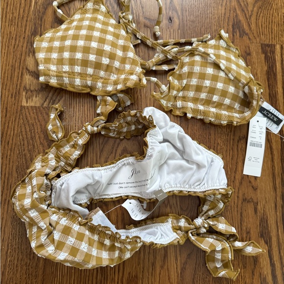 J.Crew Gingham Bikini Set - Picture 4 of 4